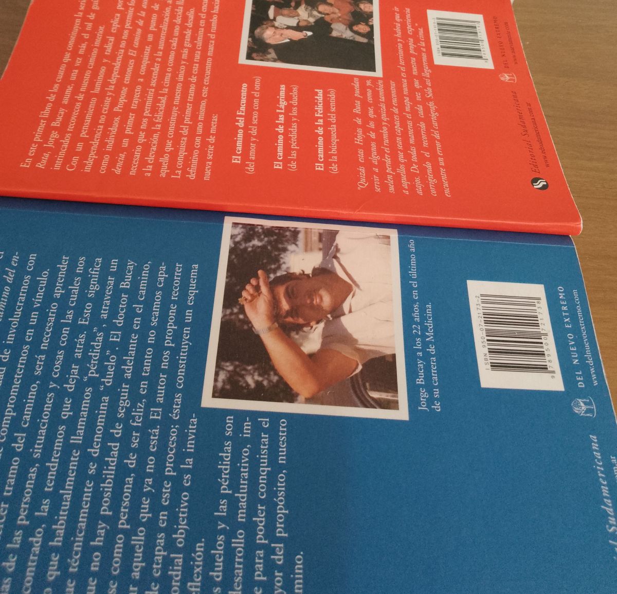 2 Libros de la Colección "Hojas de Ruta" de Jorge Bucay.