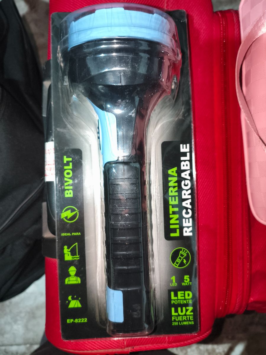 linterna led recargable