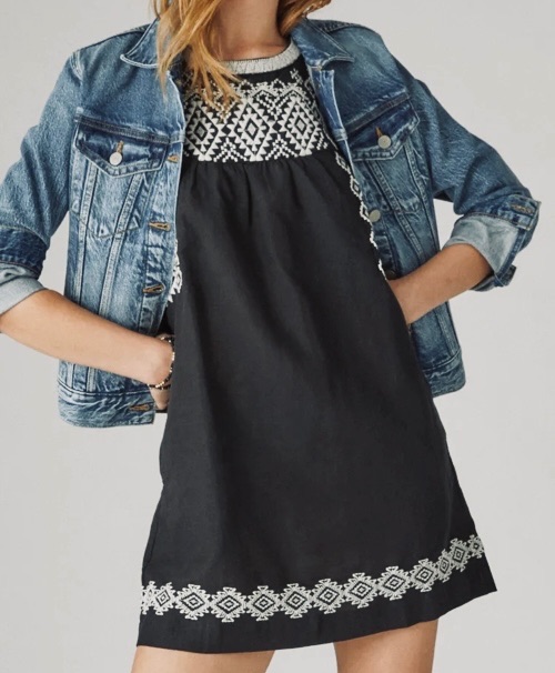 Vestido Lino Lucky Brand