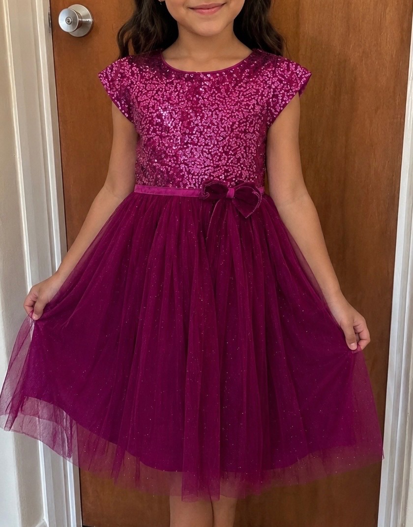 Vestido fiesta niña importado