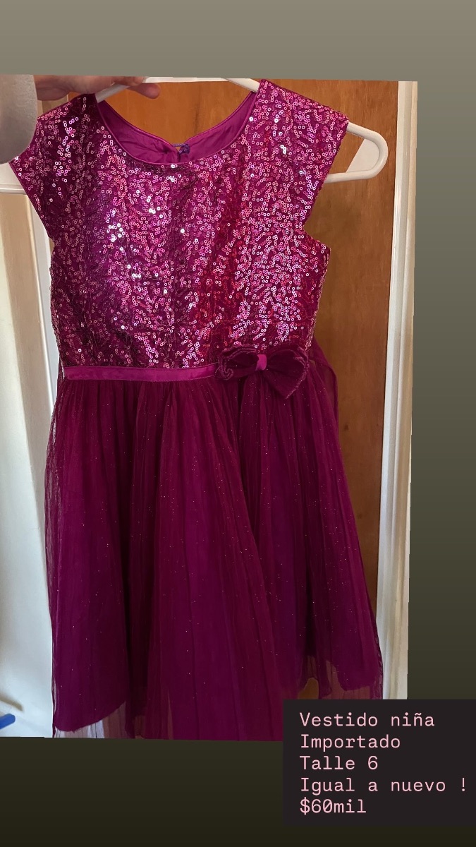 Vestido fiesta niña importado