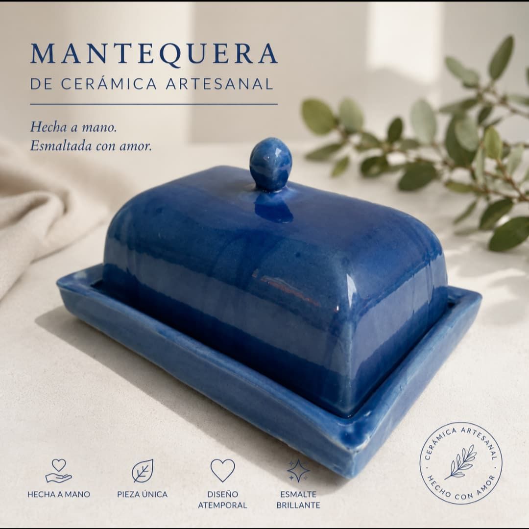 Mantequera de cerámica Artesanal