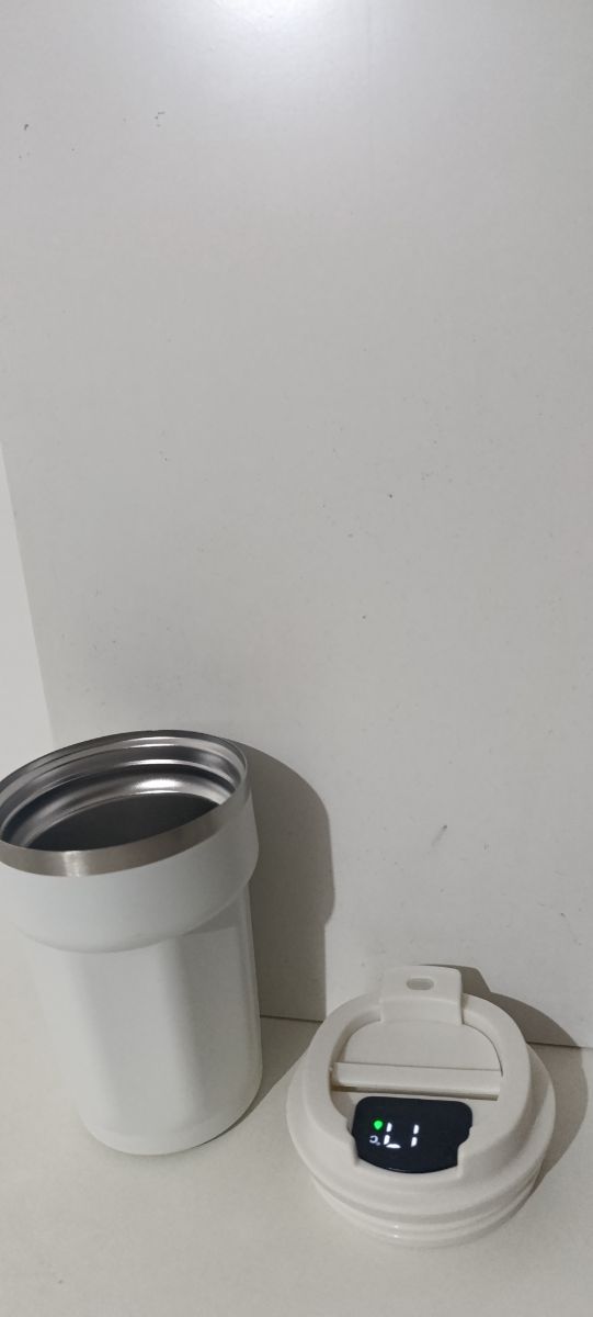 Baso termico acero inoxidable con censor de temperatura en tapa nuevo sin uso en caja