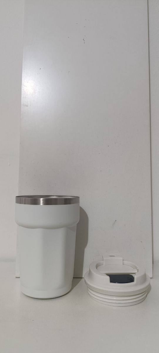 Baso termico acero inoxidable con censor de temperatura en tapa nuevo sin uso en caja