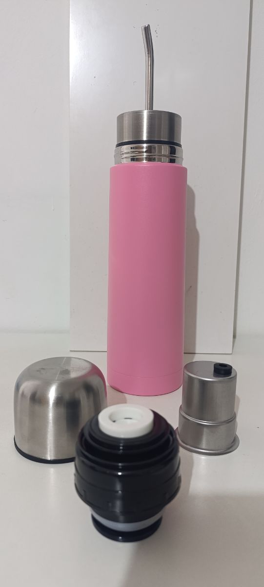 Termo mate autosevante de acero inoxidable 750 ml nuevo en caja