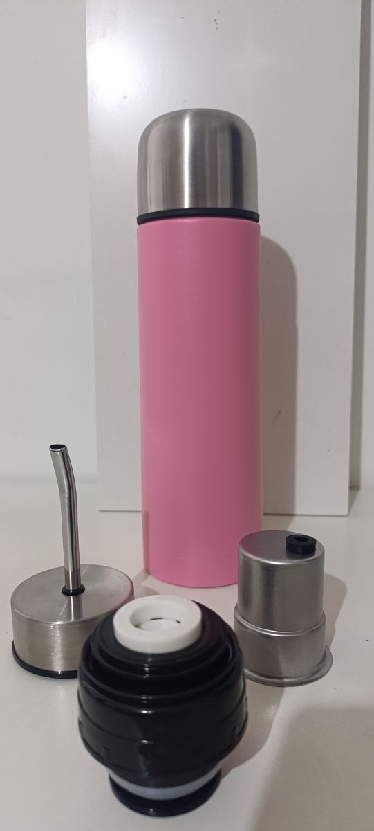 Termo mate autosevante de acero inoxidable 750 ml nuevo en caja