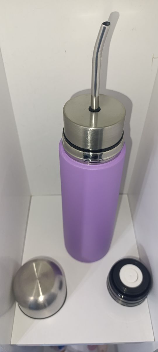 Termo mate autosevante de acero inoxidable de 750 ml nuevo en caja