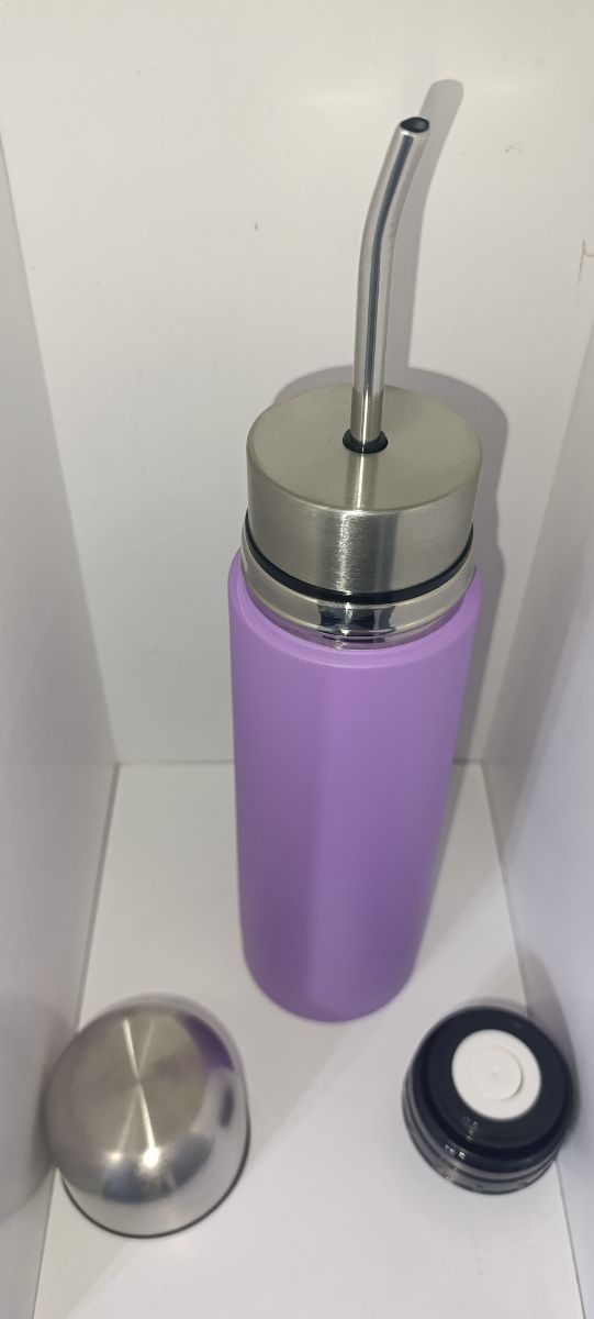 Termo mate autosevante de acero inoxidable de 750 ml nuevo en caja