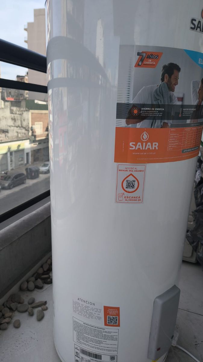 Termotanque electrico Saiar 120L