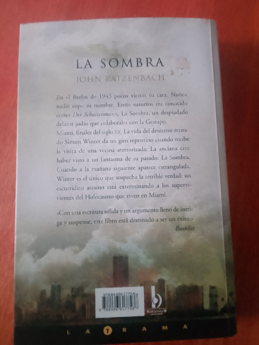 Venta de libro usado LA SOMBRA de John Katzenbach
