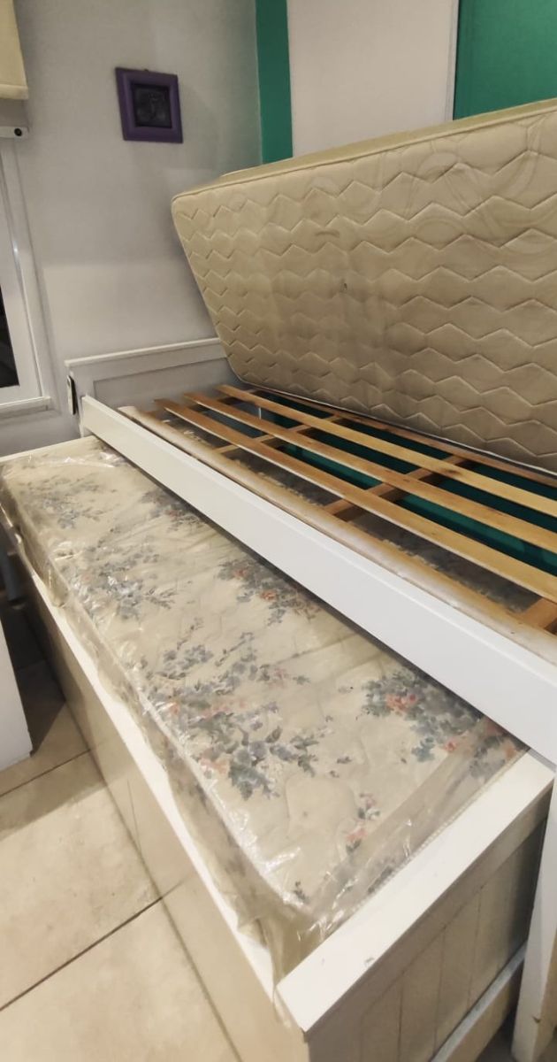 CAMA NIDO JUVENIL + CAMA AUXILIAR CON TRES CAJONES DE GUARDADO. INCLUYE COLCHONES