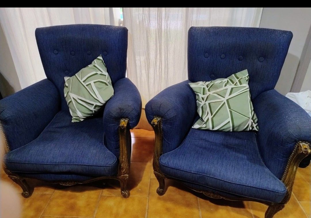 Juego de sillones estilo francés LuisXV