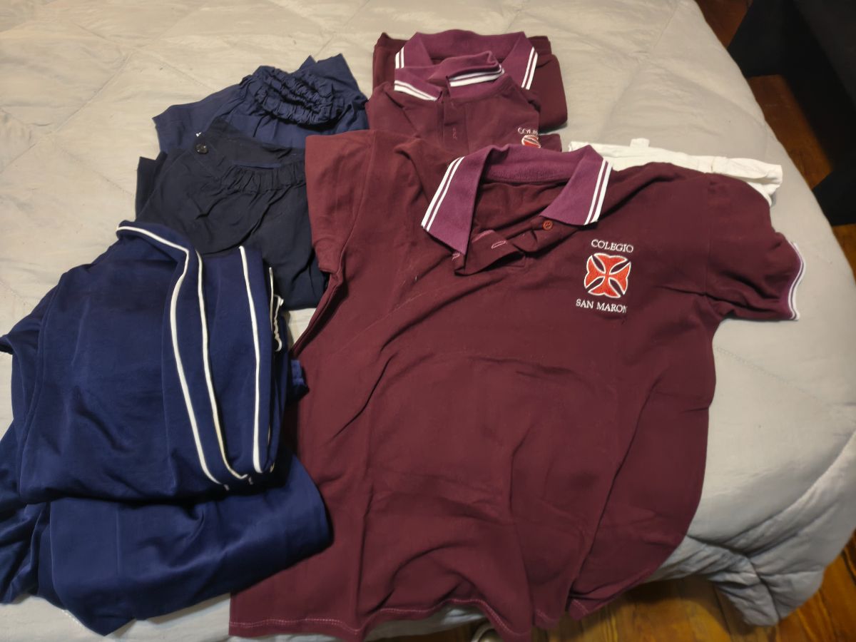 lote uniforme Colegio San Maron caba