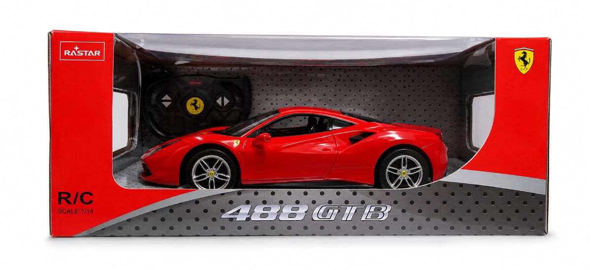 Auto a Control Remoto Ferrari 488 GTB Escala 1:14