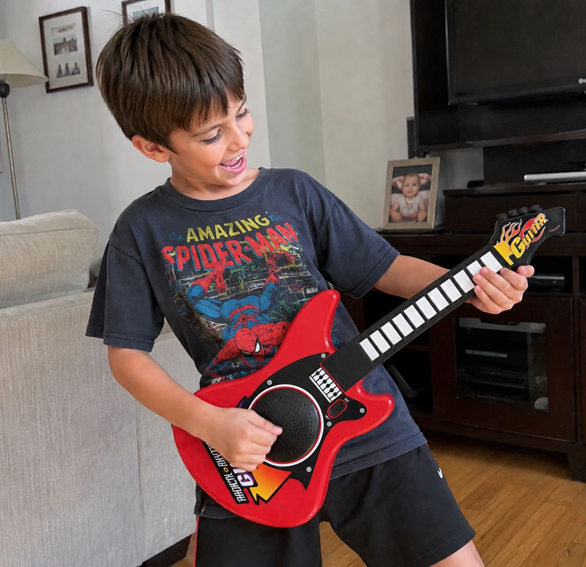 Guitarra Electrónica De Juguete EZTEC Radical Rhythm