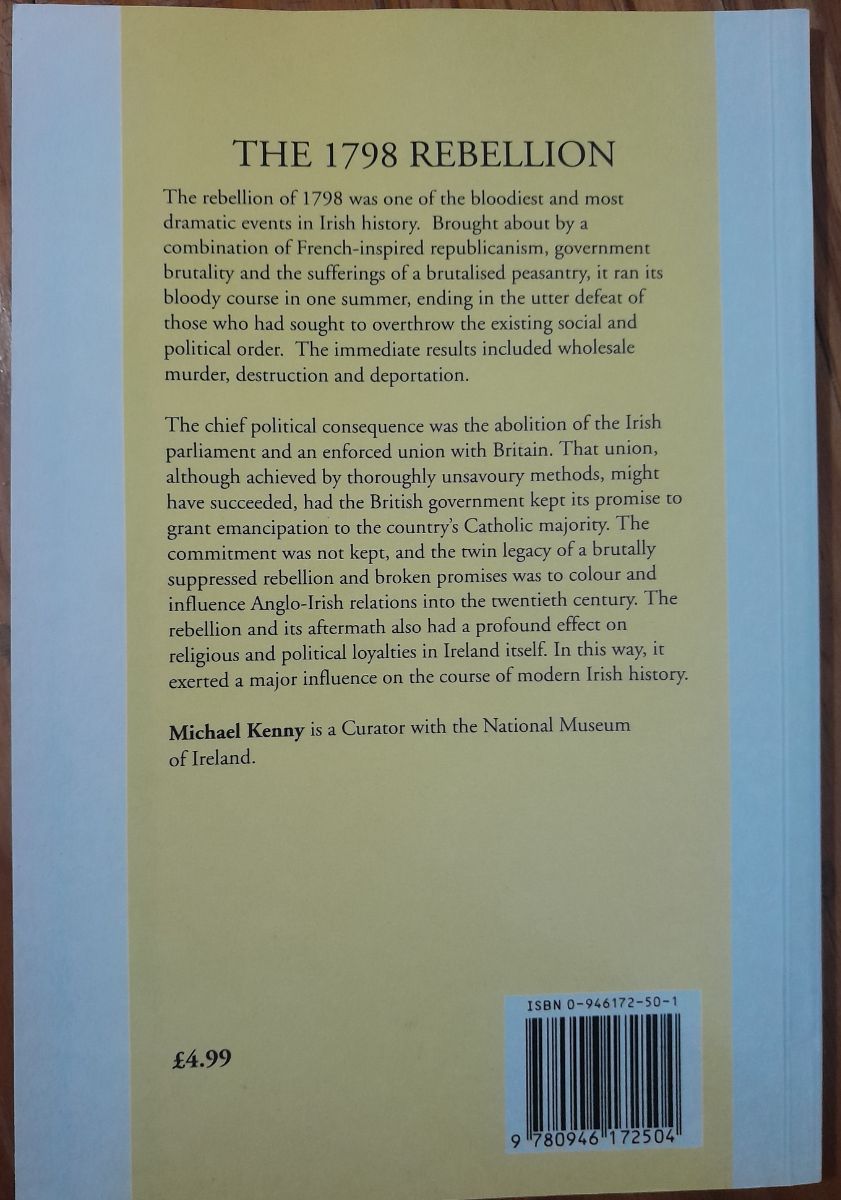 Libro "The 1798 rebellion" de Michael Kenny