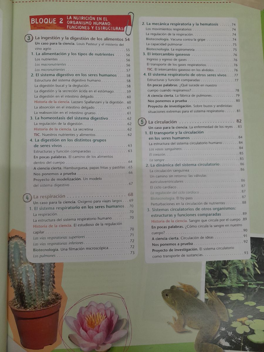 Libro educativo "Biología para pensar"