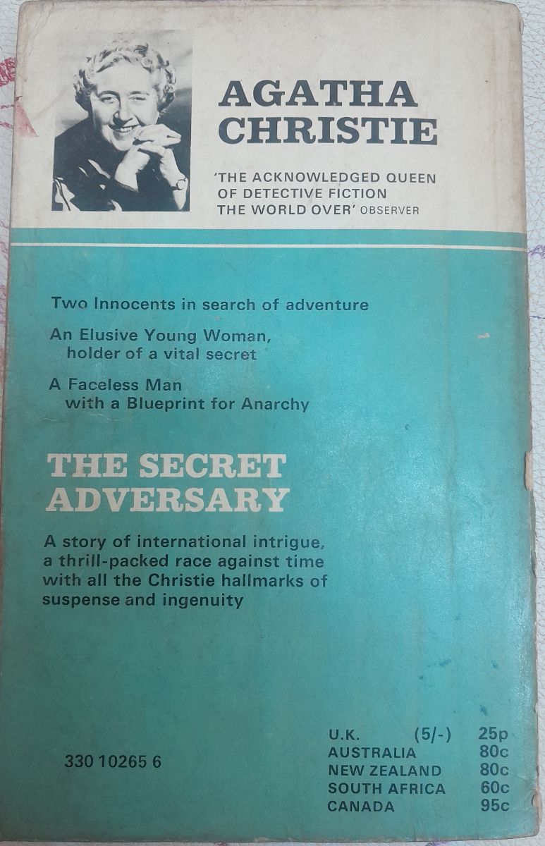 "The Secret Adversary" de Agatha Christie