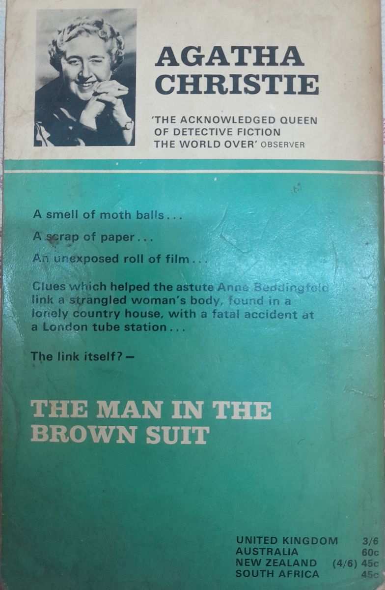 "The Man in The Brown Suit" de Agatha Christie