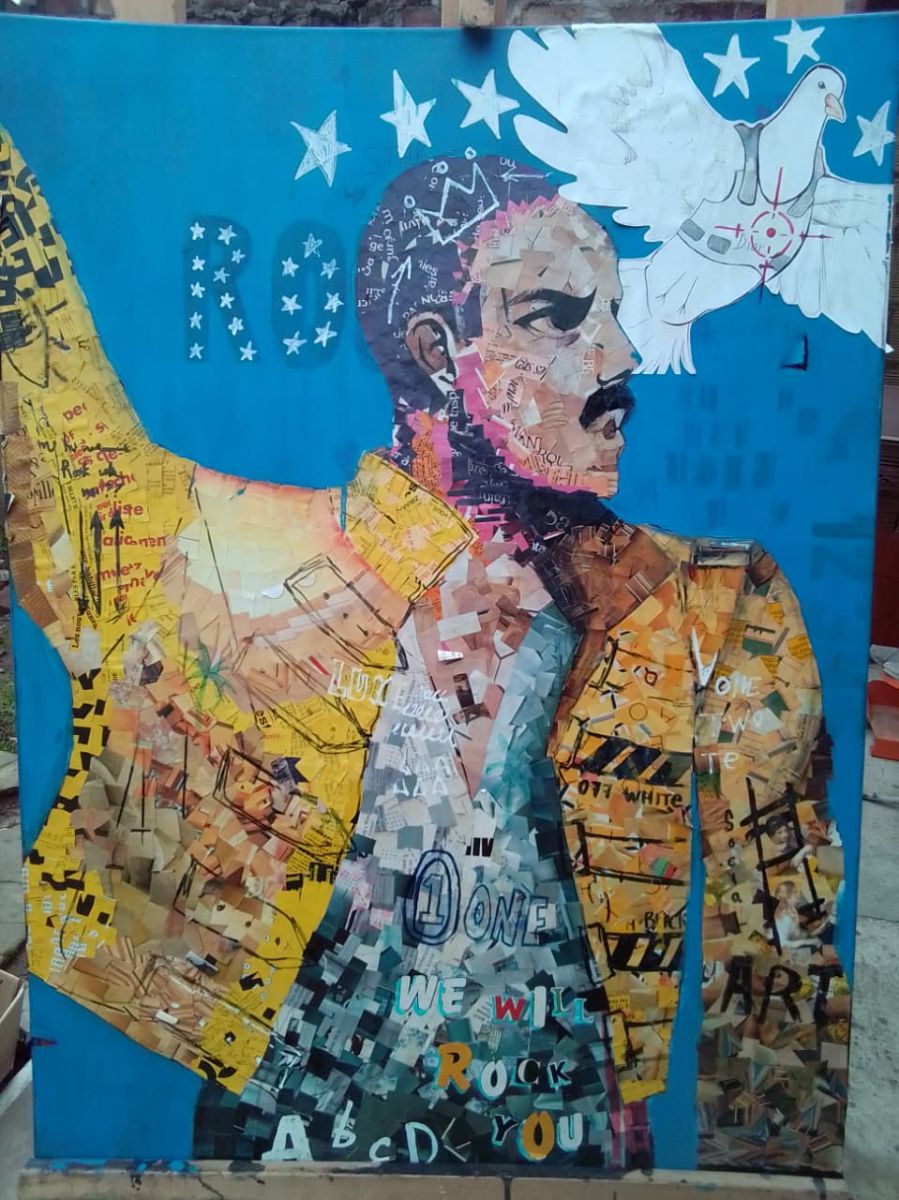 Cuadro de Freddie Mercury