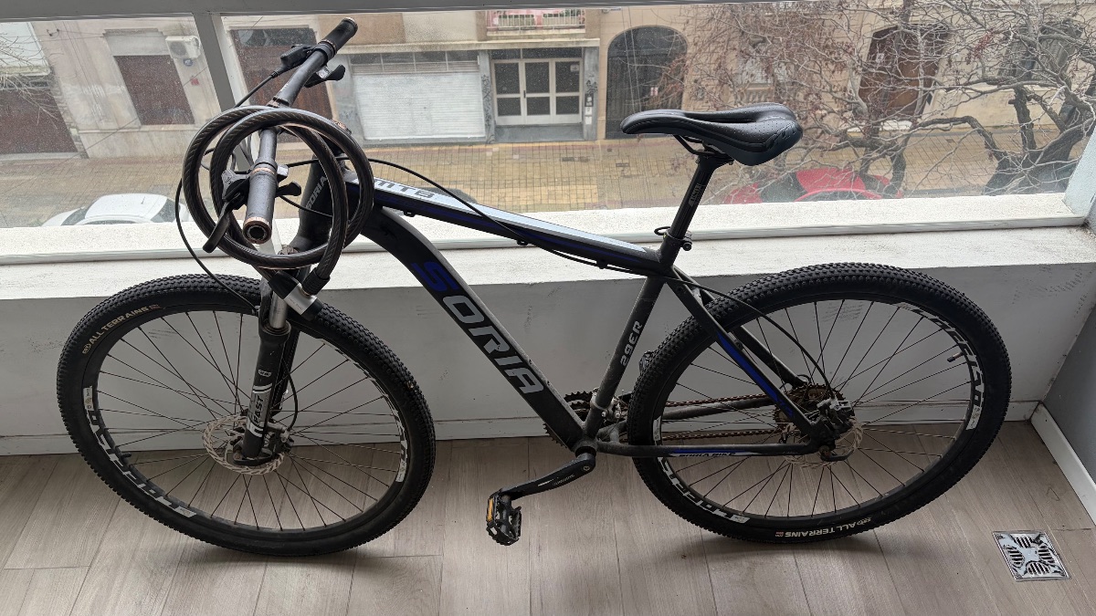 Bicicleta Soria rodado 29 color negra