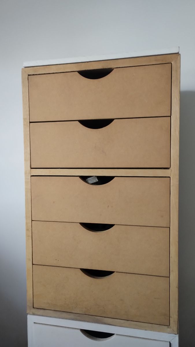 VENDO TODO! Colchón Suavegom línea Resortes Cardiff - Mesa de pino - Cómoda MDF