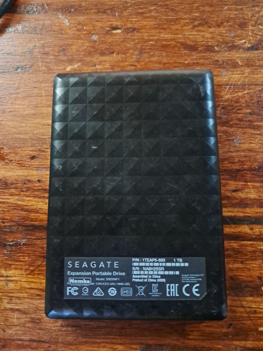 💾 DISCO EXTERNO SEAGATE 1TB 💾 ✨ 1 TB de almacenamiento para llevar y guardar todos tus archivos.