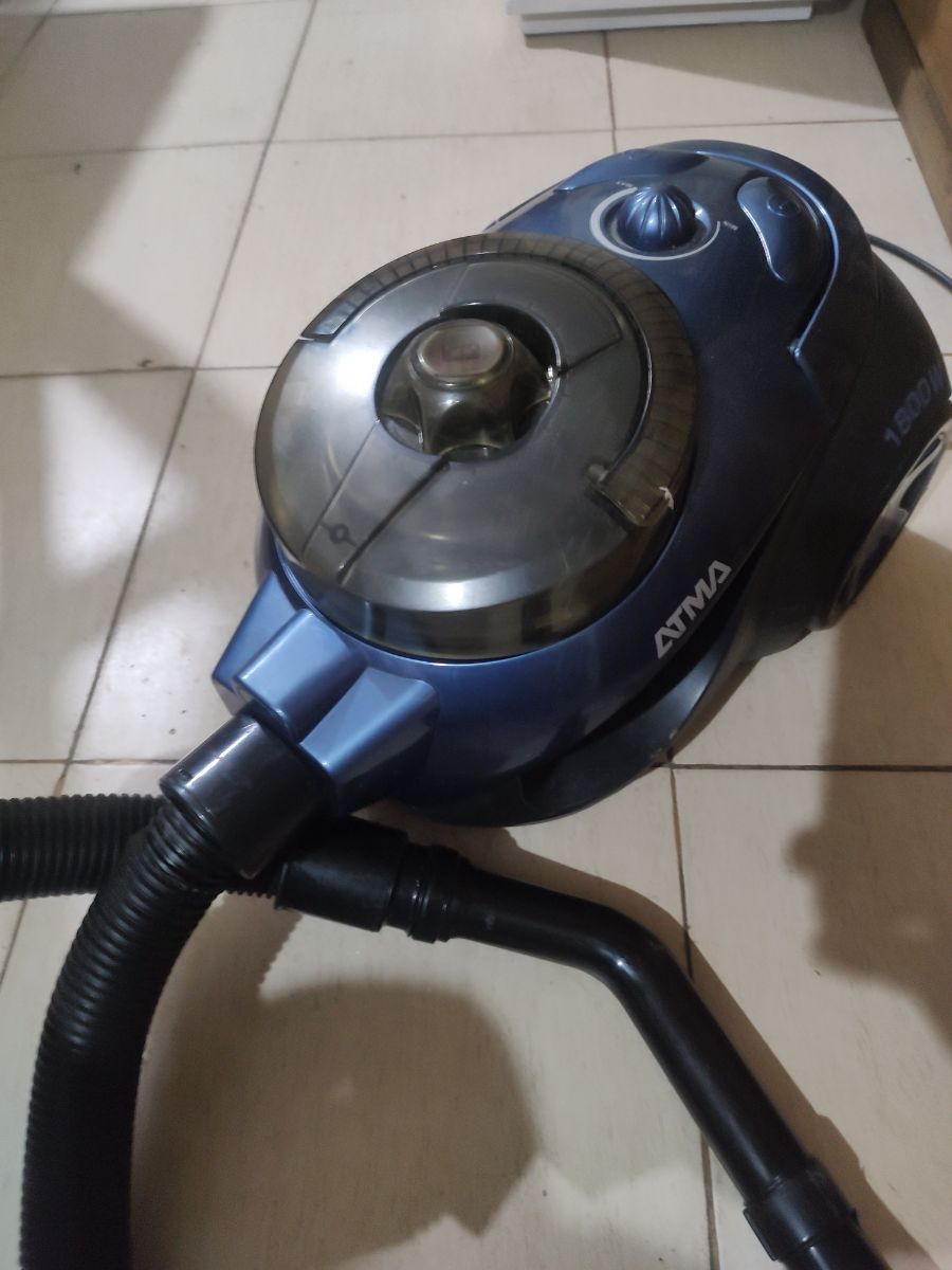 Aspiradora arma funcionando