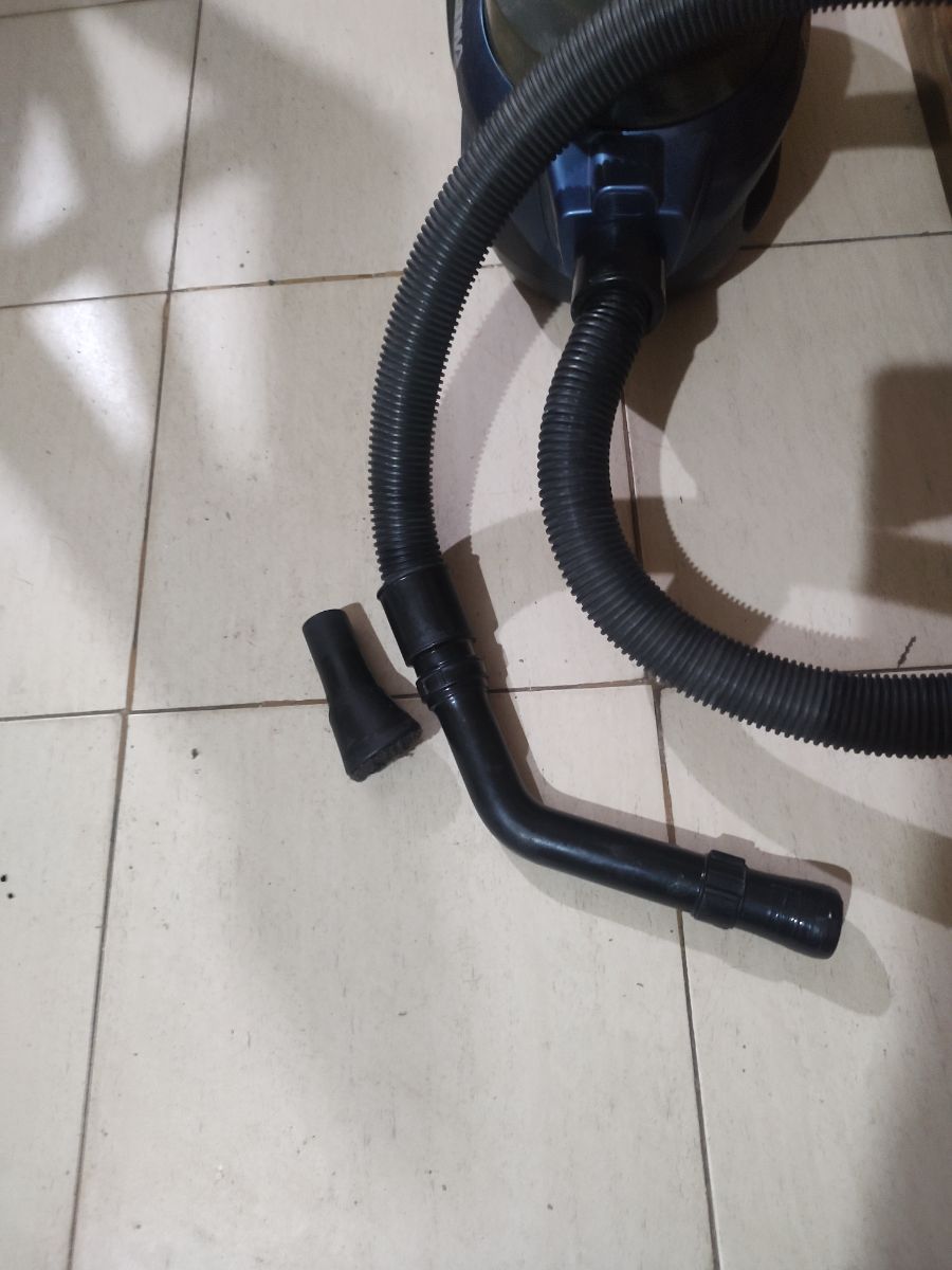 Aspiradora arma funcionando