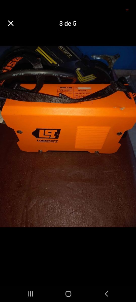 Soldadora inverter lufqtoff