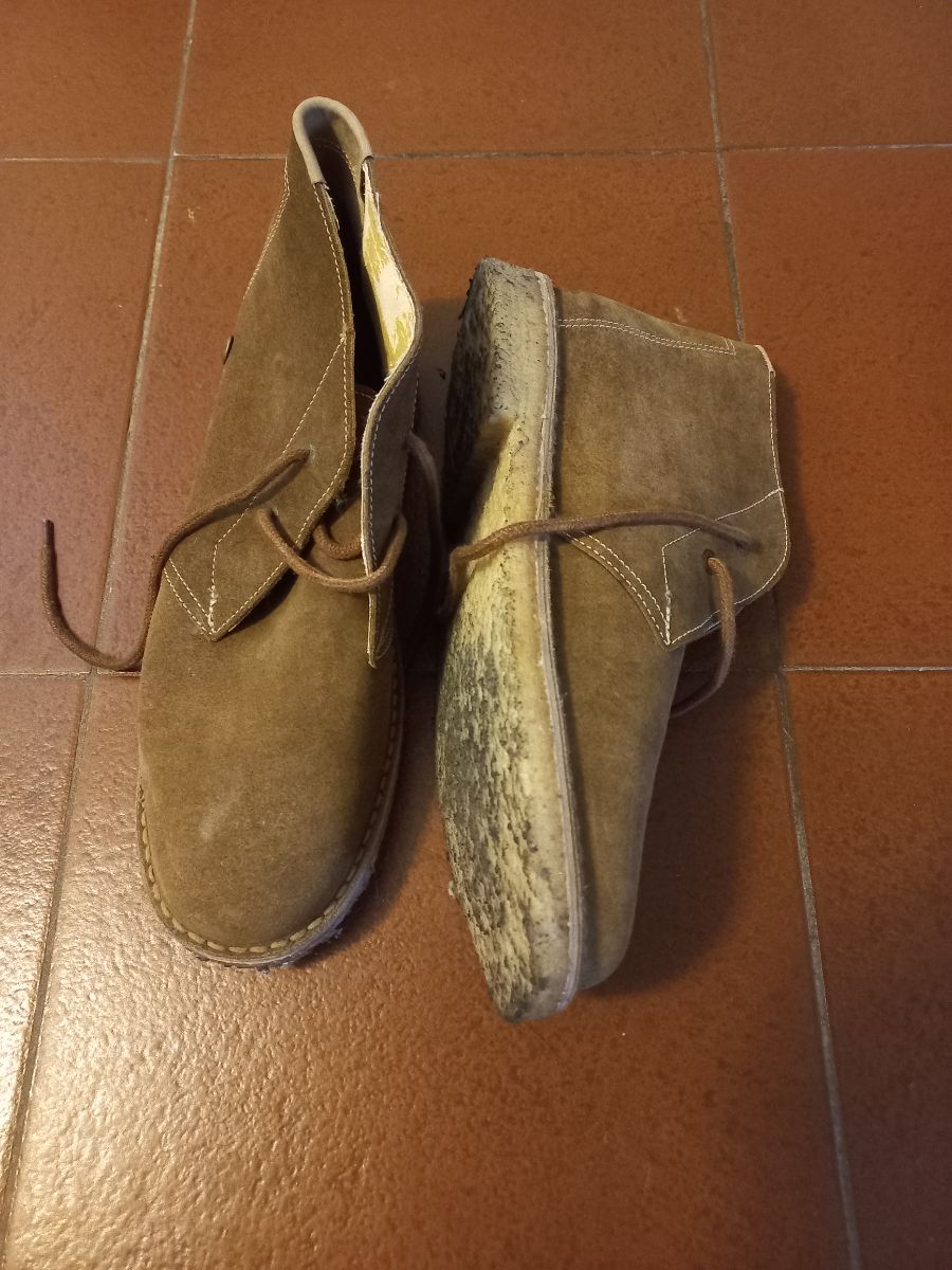 Zapatos bota baja de gamuza