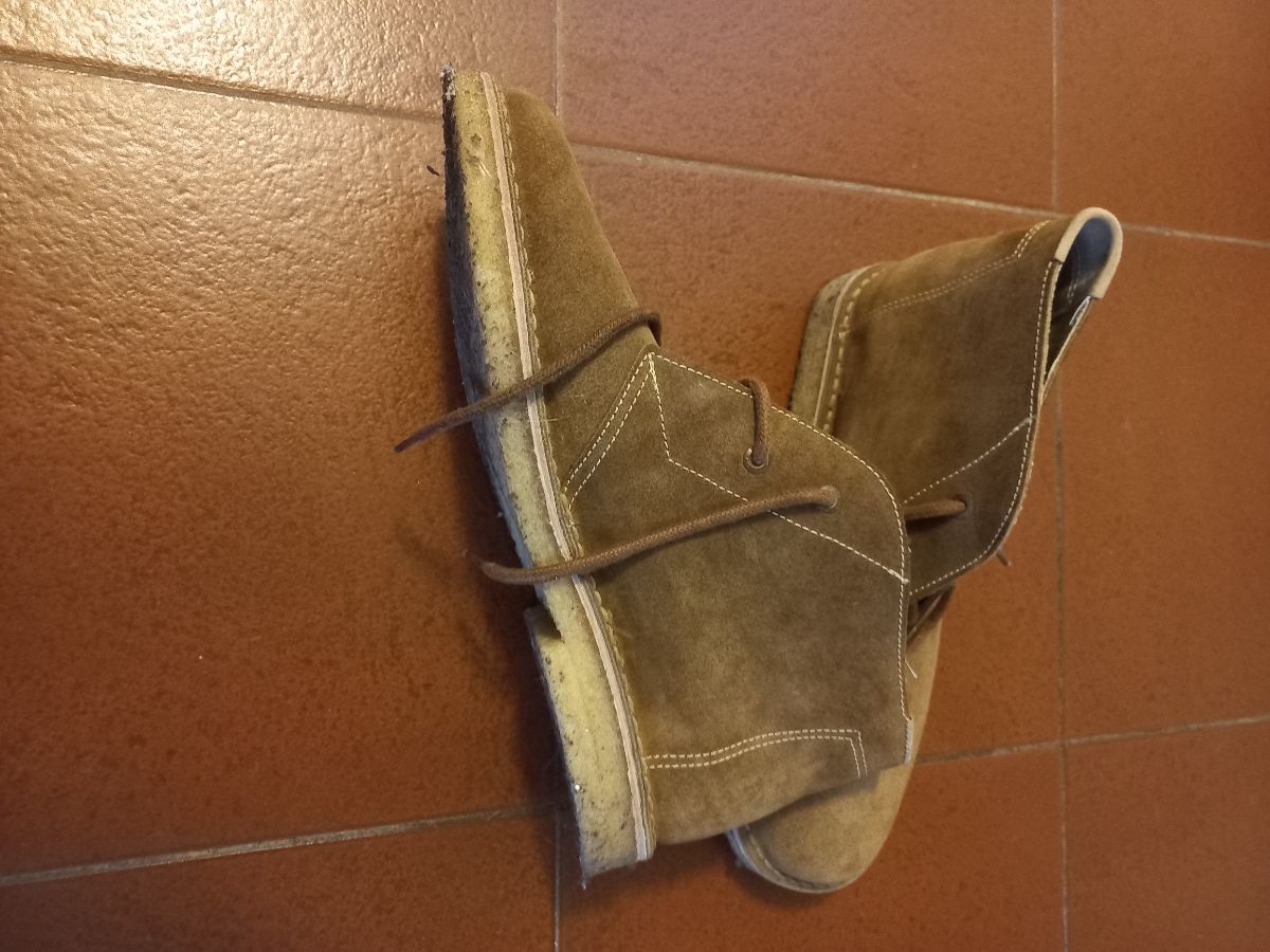 Zapatos bota baja de gamuza
