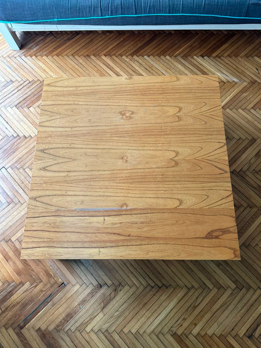 Mesa Ratona de Centro Cuadrada – Madera Maciza