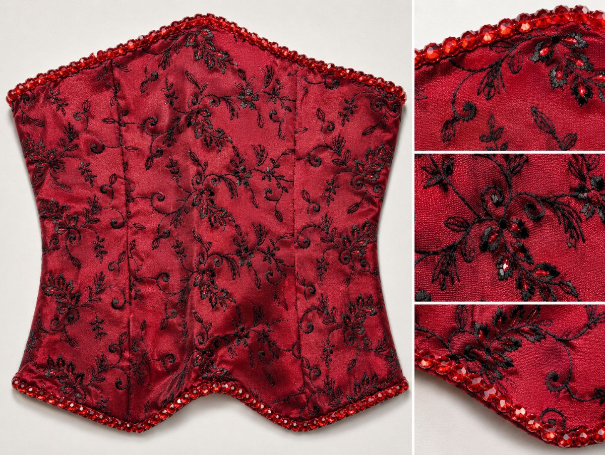 Vestido de 15 tres partes (corset, parte de arriba, parte de abajo)