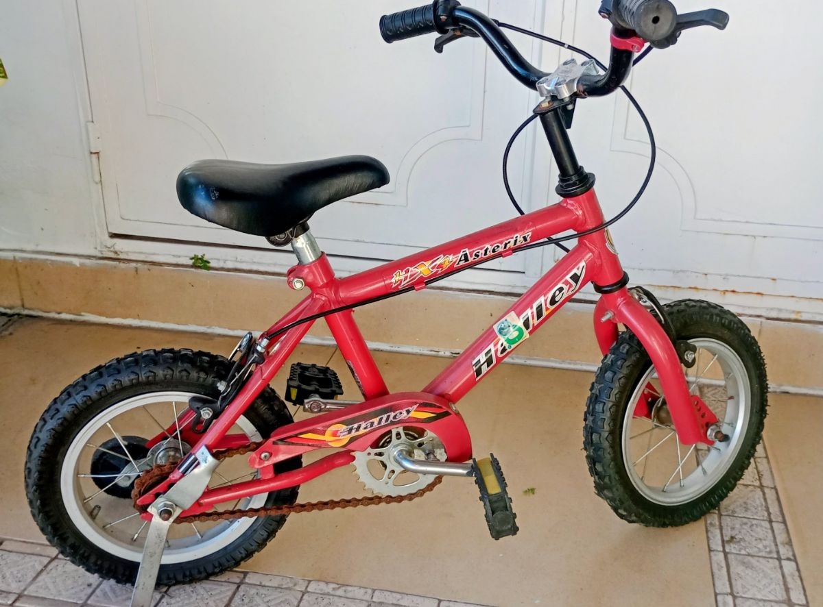 Bicicleta Rodado 12 Halley Asterix Con Rueditas
