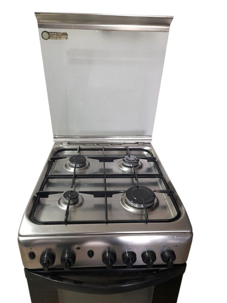 COCINA INDESIT A GAS MODELO KG3 21 S ACERO INOXIDABLE