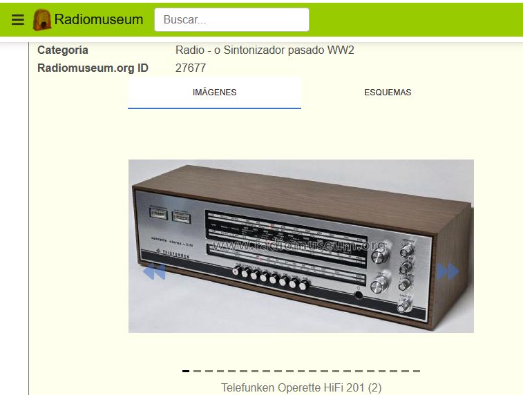 TELEFUNKEN  operette 201 - stereo - hifi año 1964 de coleccion