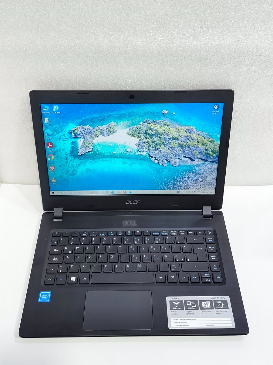 Notebook Acer Aspire 3 Celeron N3350 4gb Ram Ssd 120gb + GARANTIA