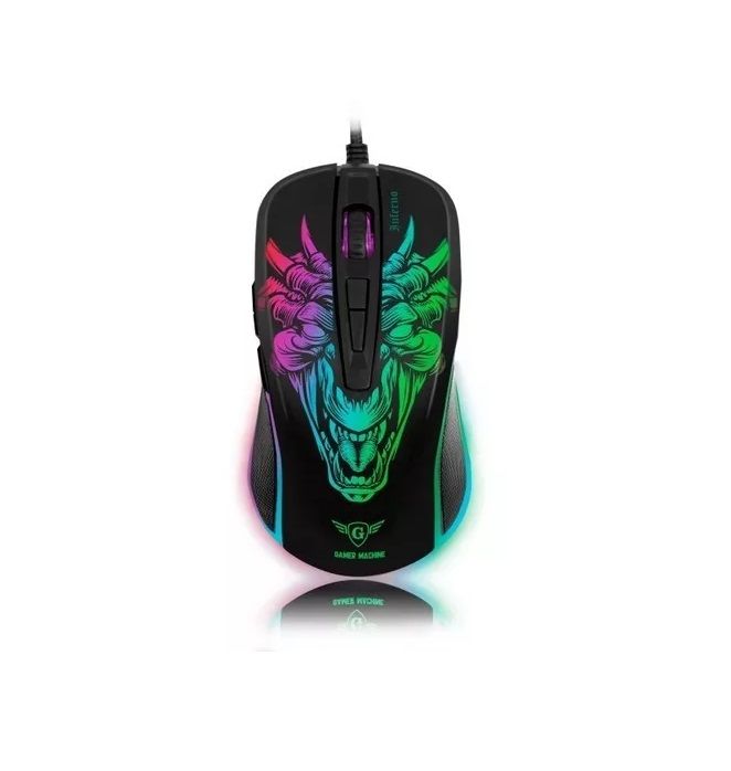 Mouse Gamer Naxido 7 Botones Textile Rgb 7200 Dpi Nd-m816 + GARANTIA