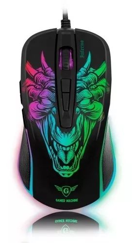 Mouse Gamer Naxido 7 Botones Textile Rgb 7200 Dpi Nd-m816 + GARANTIA