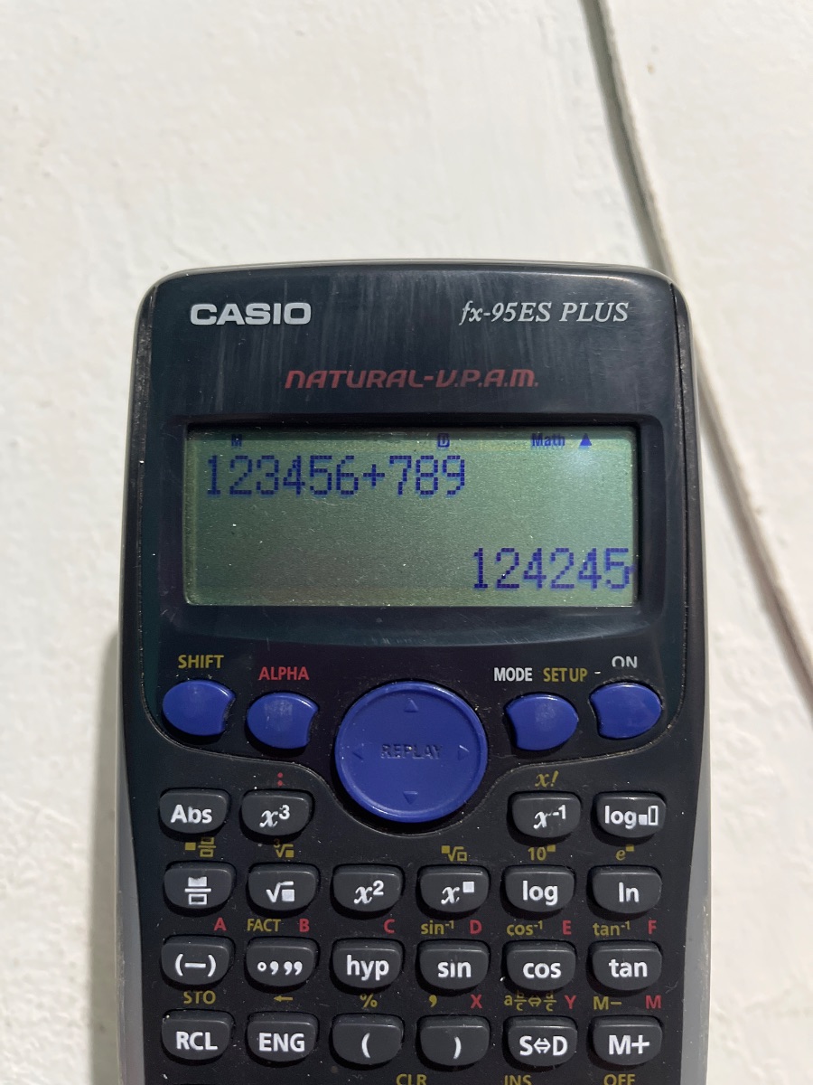 Calculadora cientifica casio fx-95ES Plus