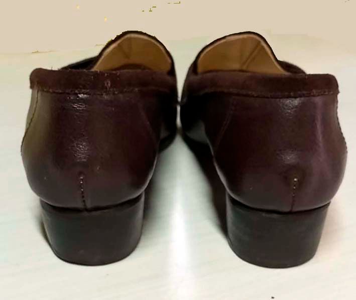 Zapatos Bahamondes 37 Tipo Mocasín Cuero Gamuza Marrón