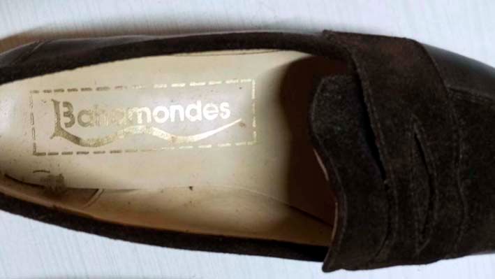 Zapatos Bahamondes 37 Tipo Mocasín Cuero Gamuza Marrón