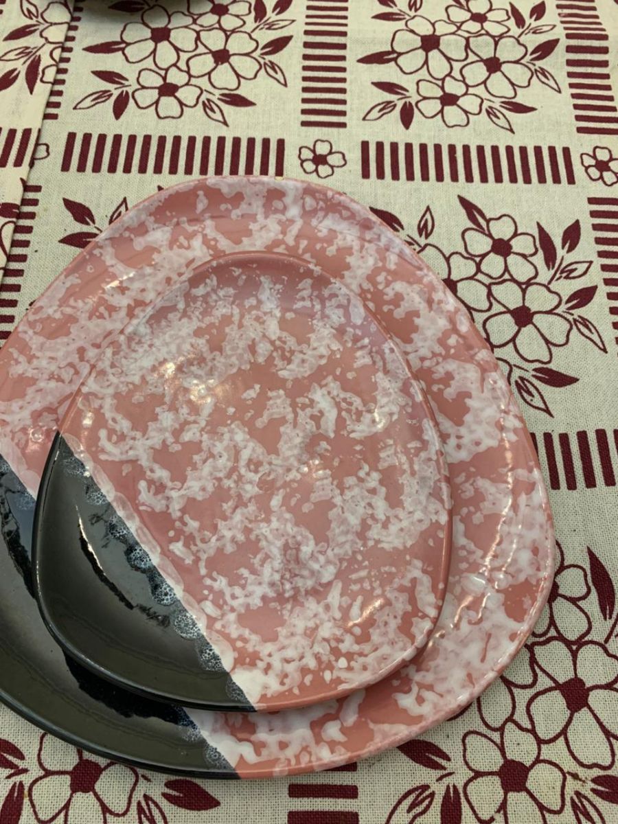 PLATOS DE CERAMICA PARA PIZZAS O SANDWICHES