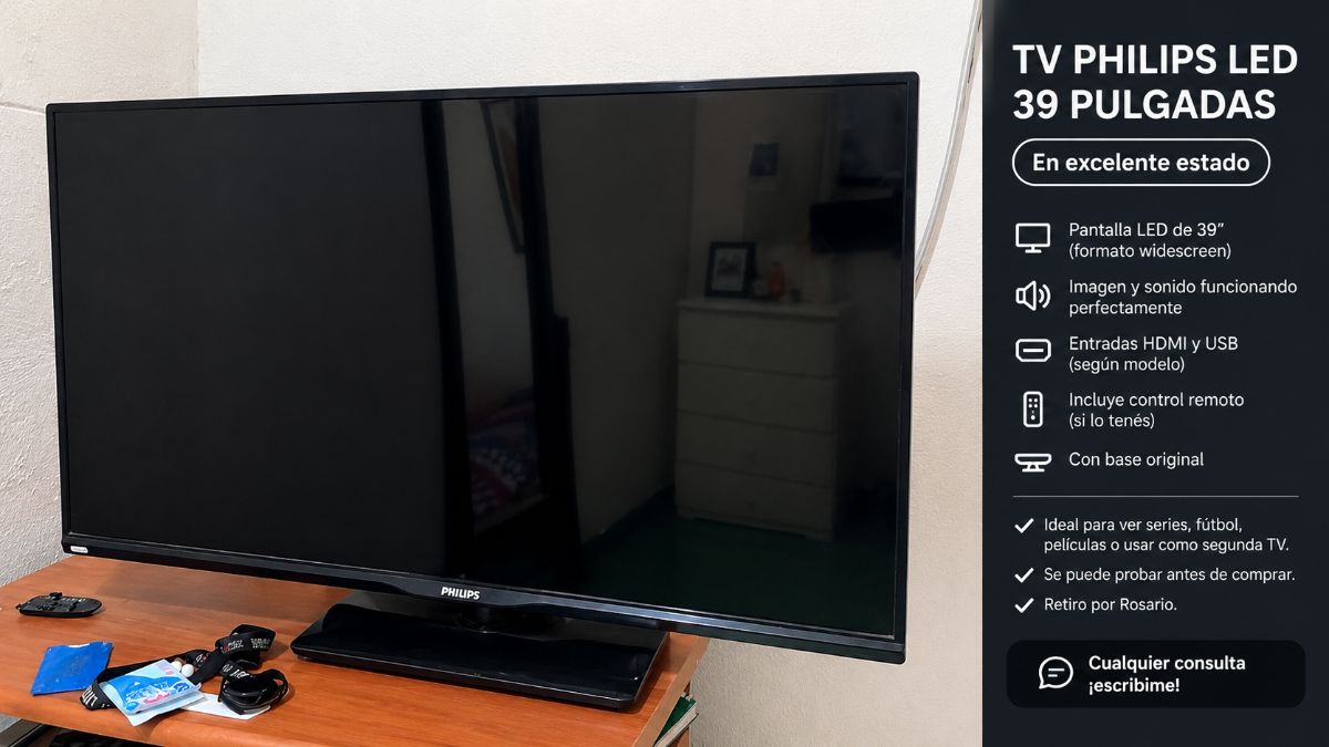 tv Philips 39 pulgadas