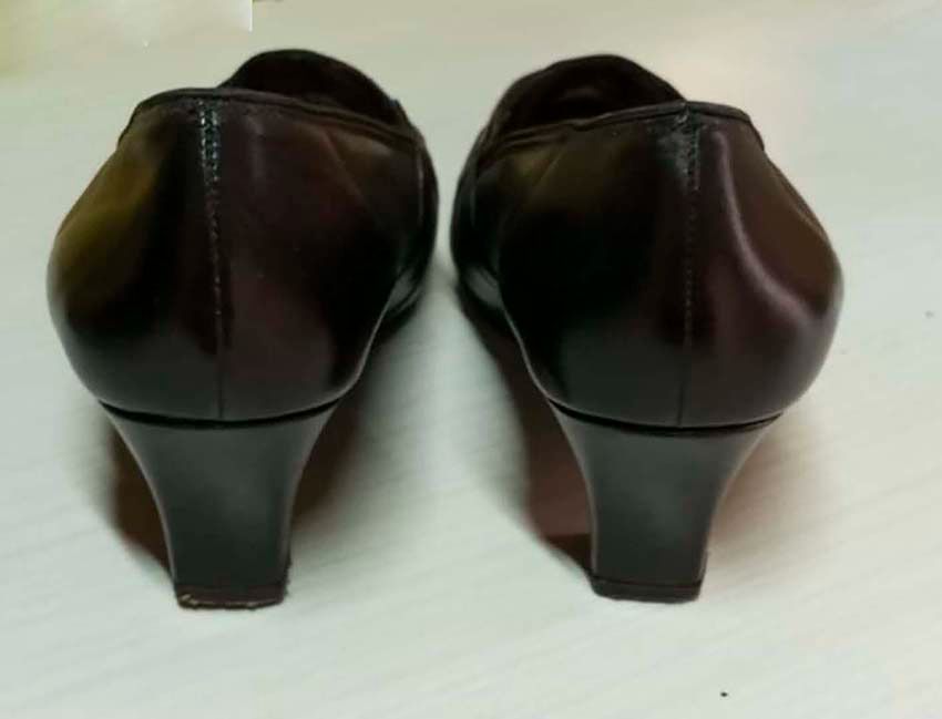 Zapatos Mujer San Crispino Taco 1/2 Cuero Negro 37
