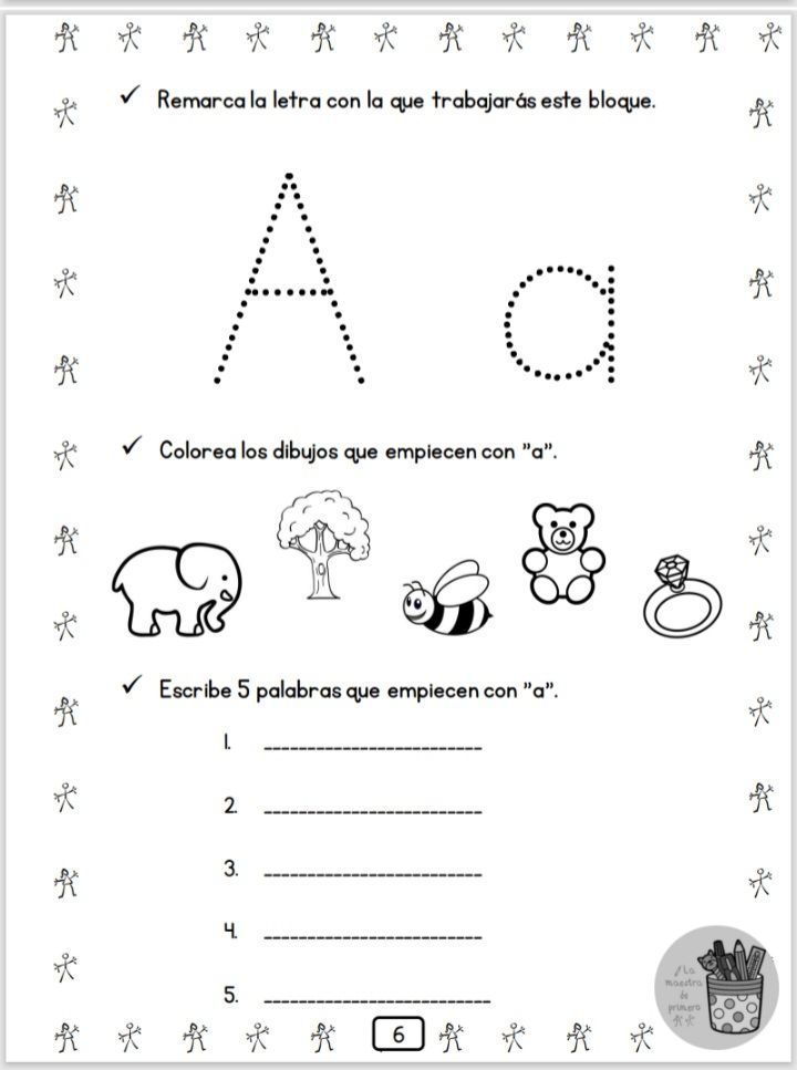 Cuadernillo de lectoescritura 20 dias