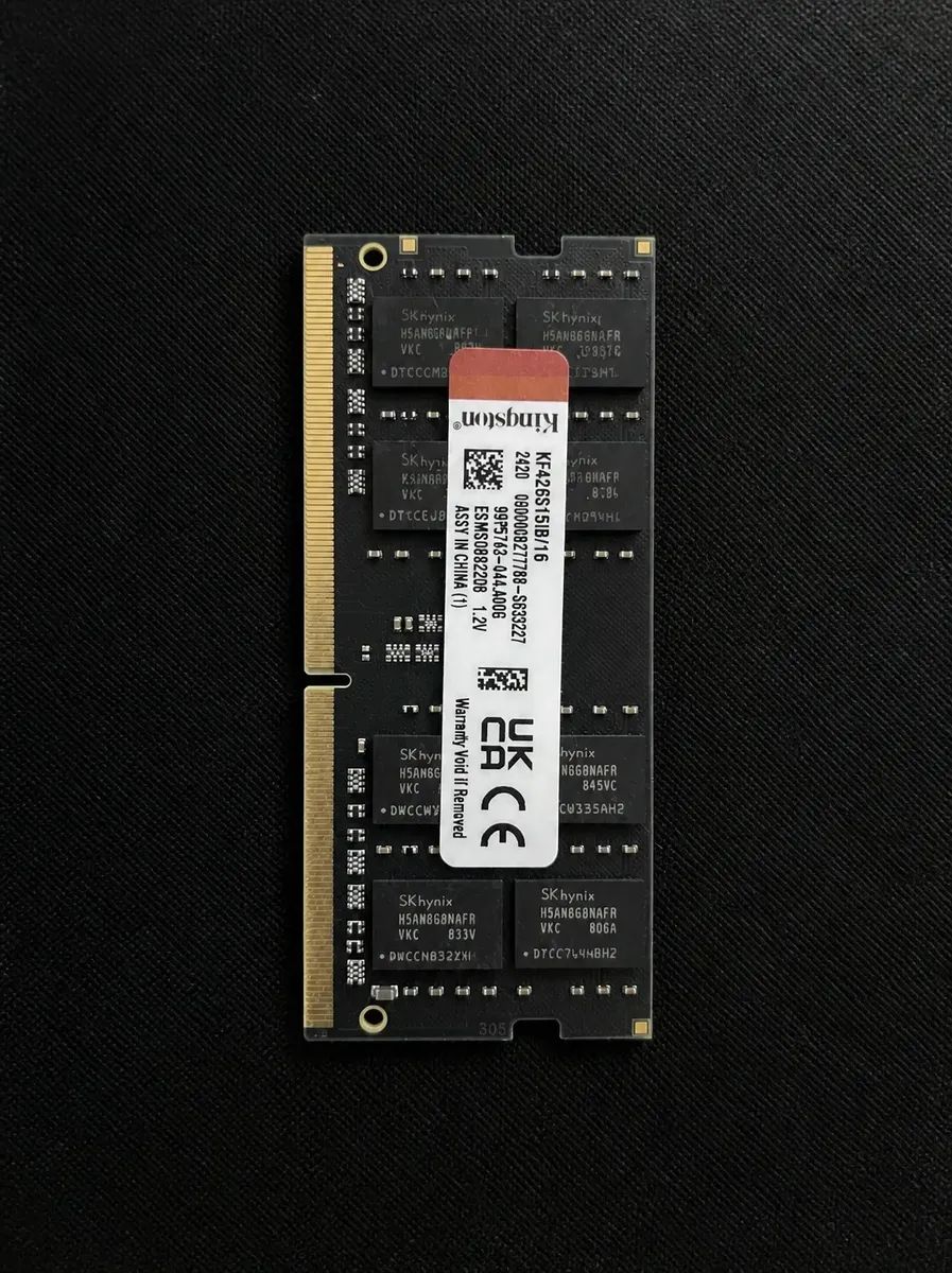 Memoria Ram Kingston 16gb Ddr4 2666mhz So-dimm Notebook