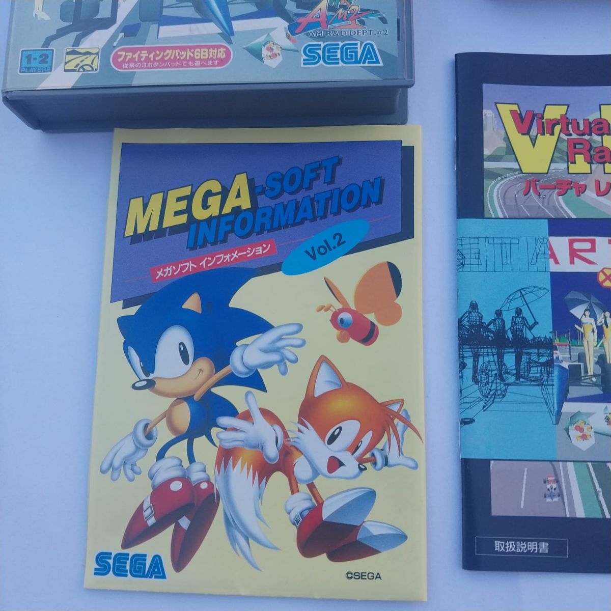 Virtua Racing Original Japonés de Sega Mega Drive