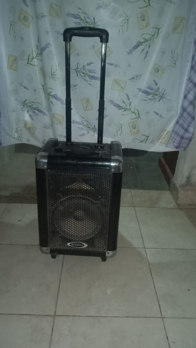 Bafle Potenciado Sanrai Mod. Sr080w c micrófono inalambrico